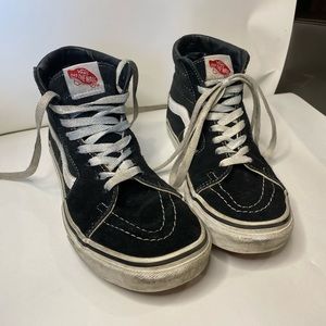 Black Sk8 High Top Vans